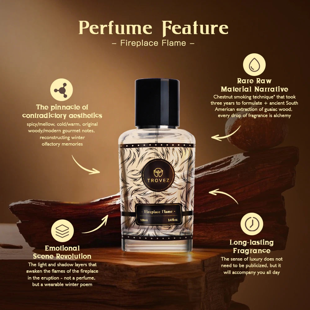 TROVEZ Fireplace Flame 100ml Perfume
